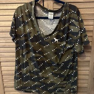Victoria Secret PINK Camo T-Shirt